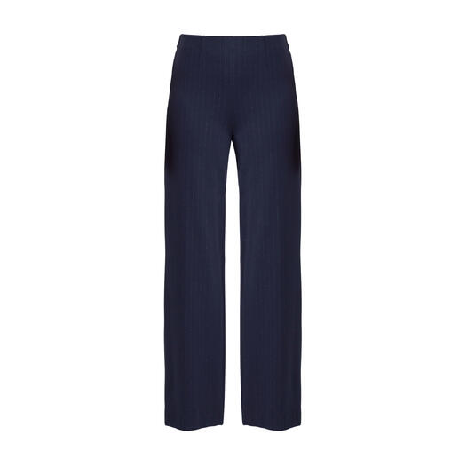 Pantalon Soft-Glam bleu de RAPHAELA BY BRAX, vue de face