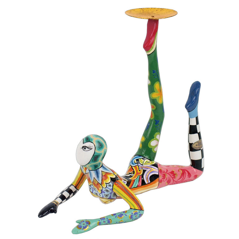Sculpture de Tom Acrobat #3742 dans des couleurs vives.