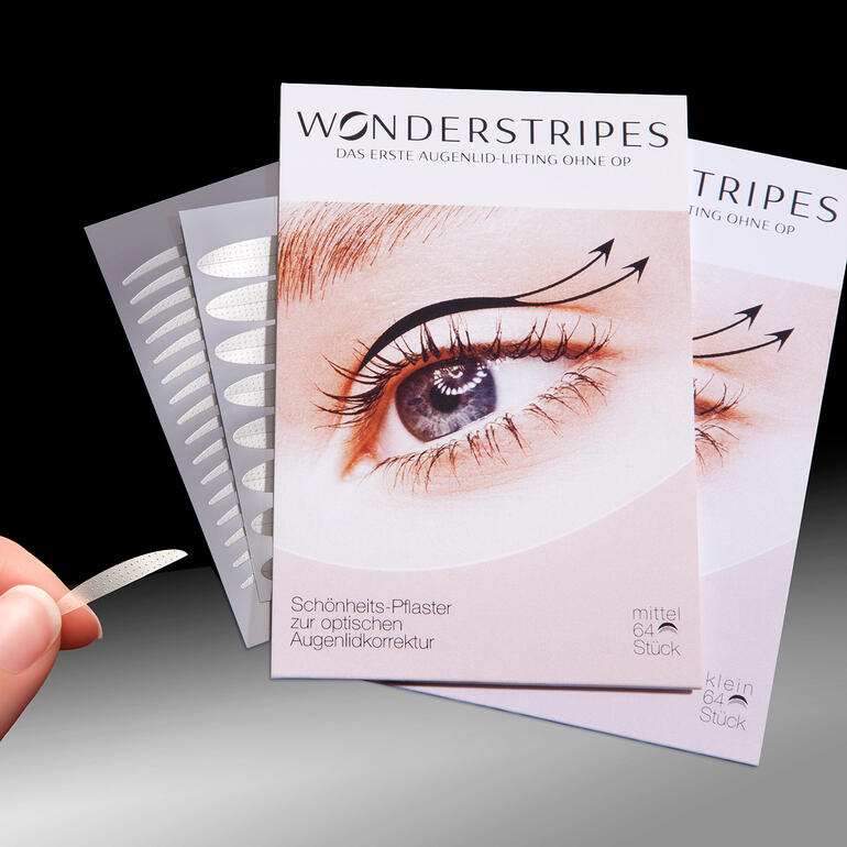 WONDERSTRIPES, paquet de patchs pour lifting de paupières.