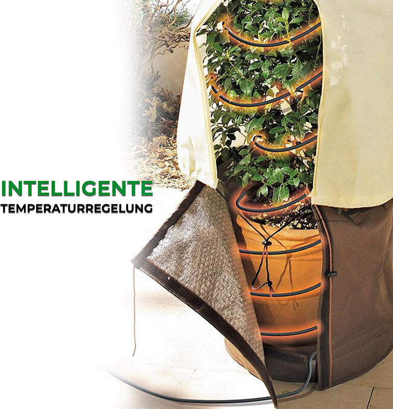 Câble chauffant avec protection antigel Régulation intelligente de la température pour les pots de fleurs