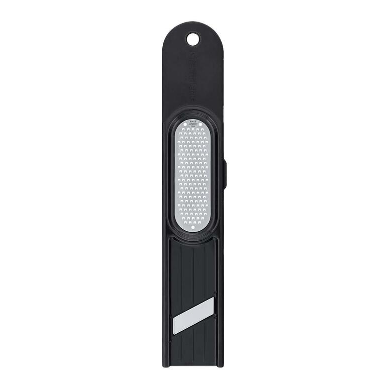 Râpe à gingembre 3-en-1 Microplane® Vue de face de la râpe à gingembre 3-en-1 sur un fond clair.