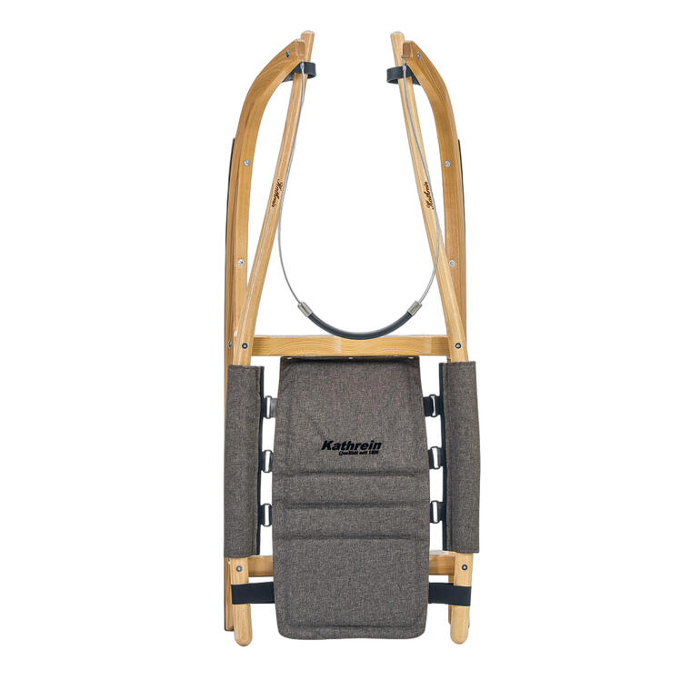 Téléski de randonnée Kathrein sur fond blanc, vue latérale du ski.