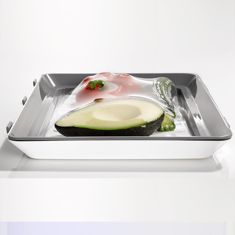 Boîtes fraîcheur Click & Fresh, lot de 2 pièces Bol de conservation Click & Fresh avec un avocat coupé en deux