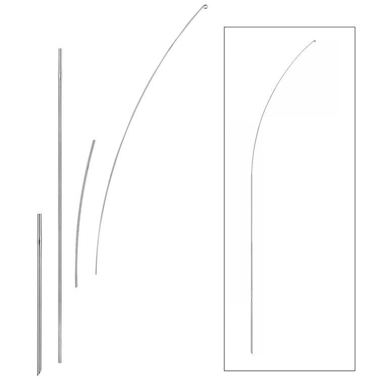 Petigue piquet de terre pour fixer des lampions.