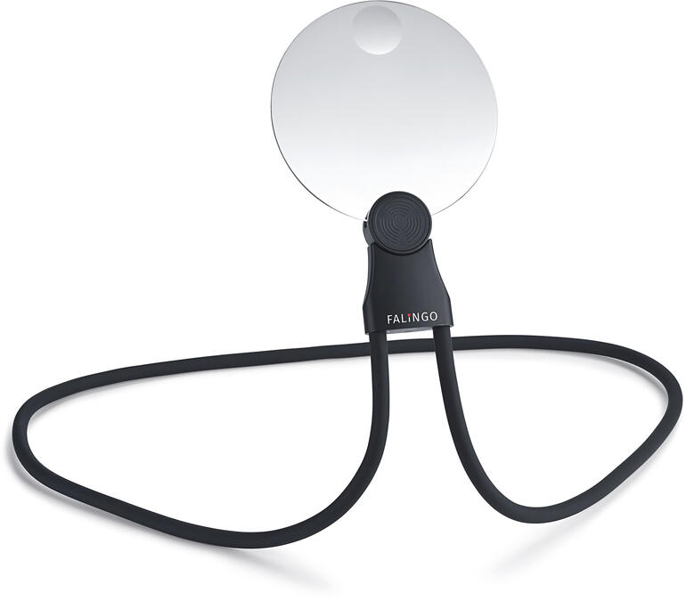 Du fait de la branche flexible et stable, vous avez une distance visuelle optimale dans toutes les positions. Loupe 3-en-1 pour mécanique de précision sur fond blanc.