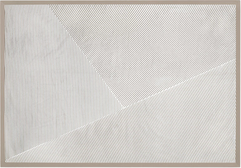 Breezyblanket en taupe avec motif géométrique