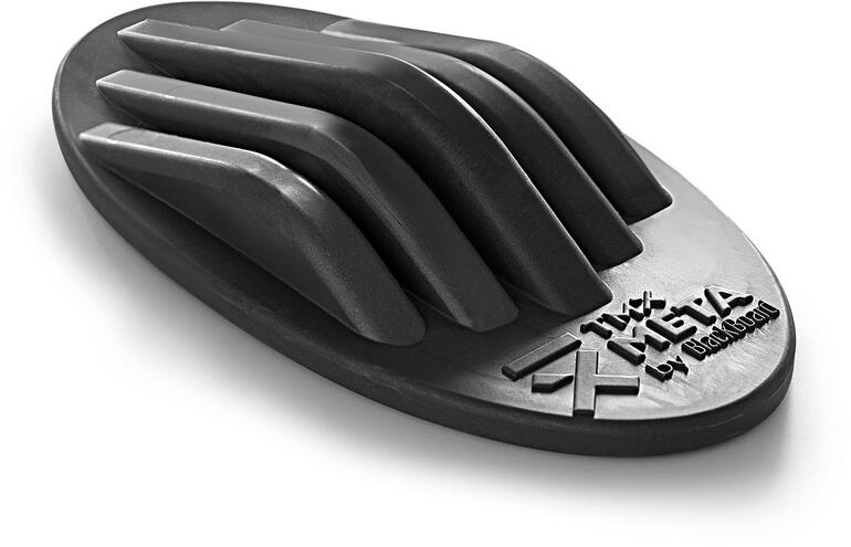 Mobilisateur de pieds TMX® Meta noir sur fond blanc.