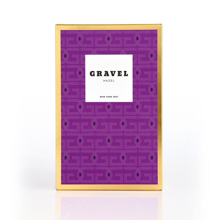 Eau de Parfum Gravel Hazel, 100 ml Emballage violet de Gravel Hazel Eau de Parfum