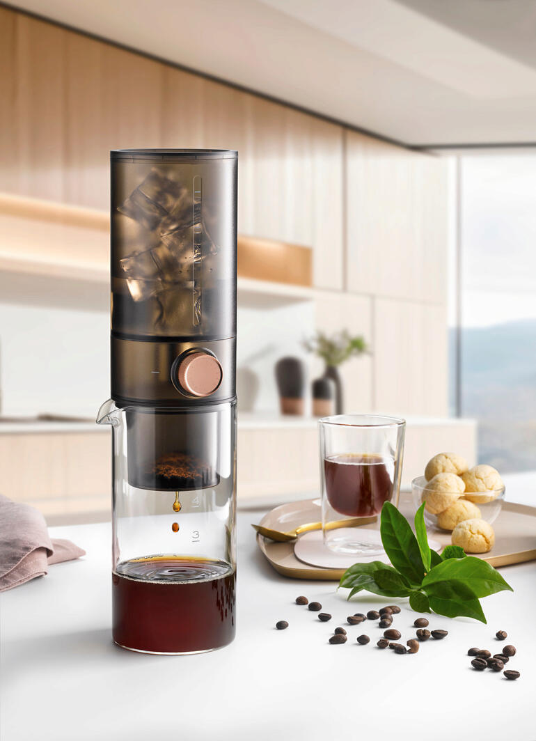 Cold Brew Dripper avec garniture et tasse à café