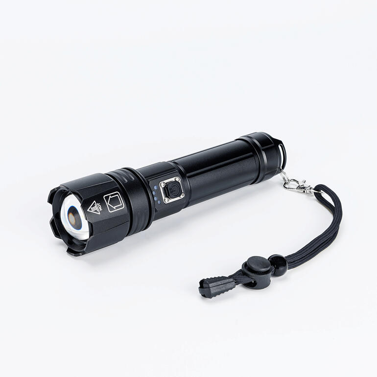 Lampe de survie sur fond blanc.