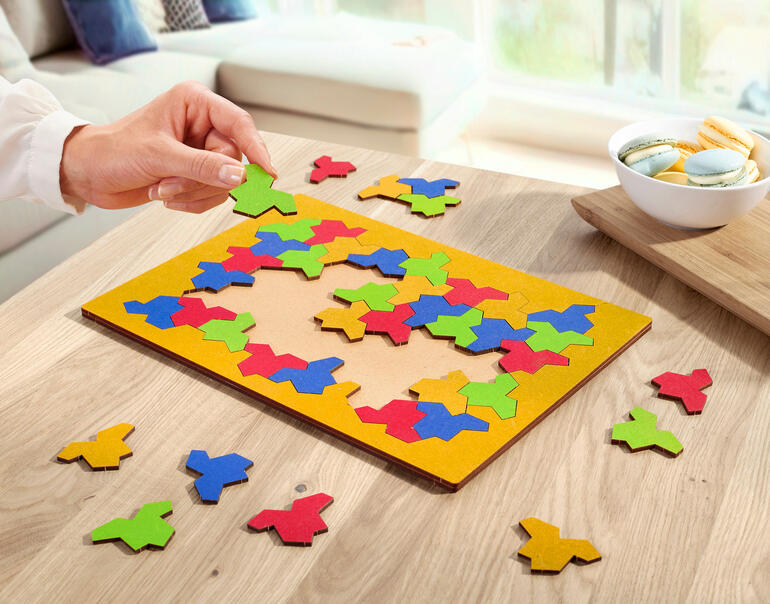 Puzzle EinStein en cours de réalisation