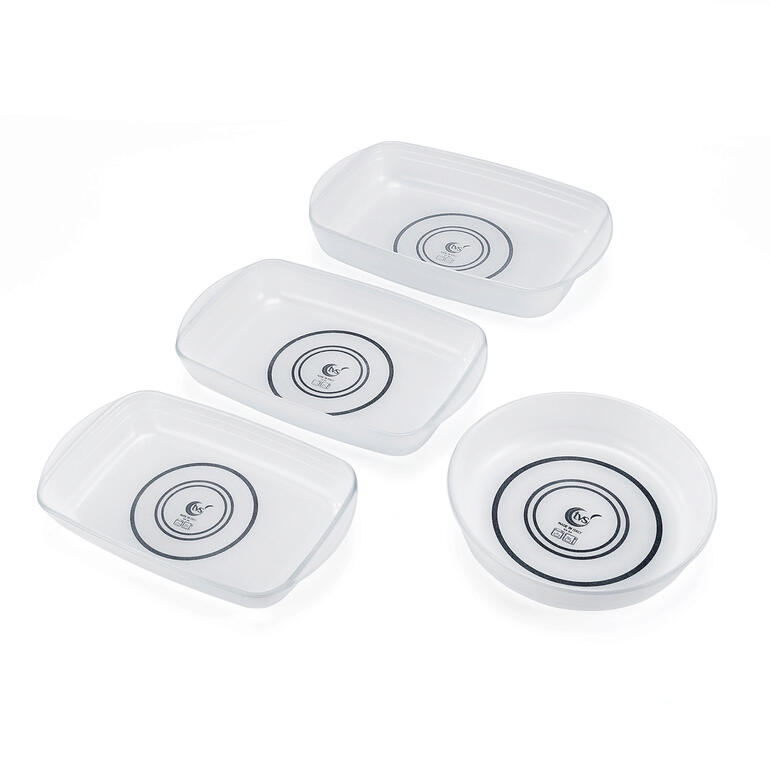Plat à four ovale en verre 39x27 cm + grille de cuisson - Irresistible - ® Webshop EU
