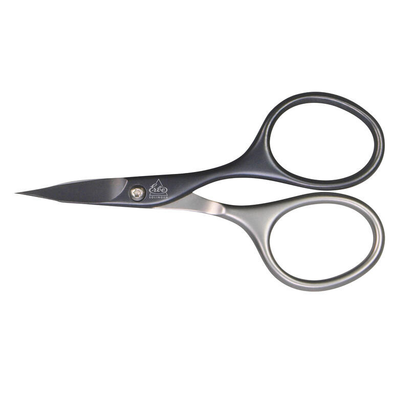 Ciseaux de manucure auto-aiguisants sur fond blanc.