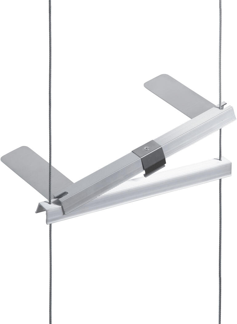 Entretoise en aluminium avec joint réglable.