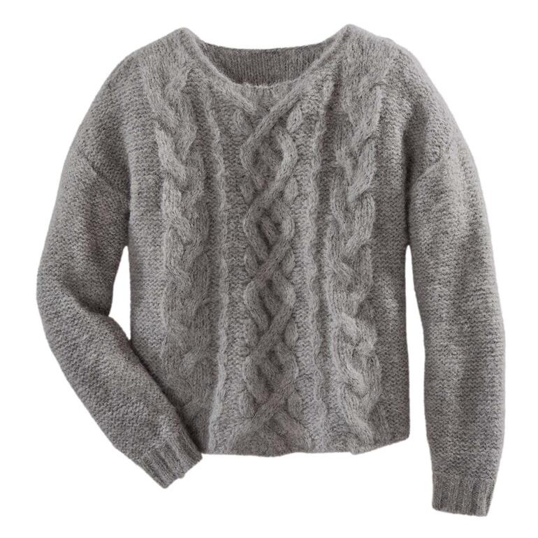 Pull-over en grosse maille alpaga Slim Line entdecken
