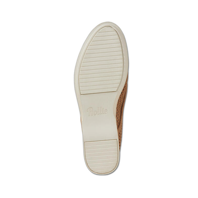 Semelle d'une chaussure Rollie 176 g-Derby sur fond blanc.