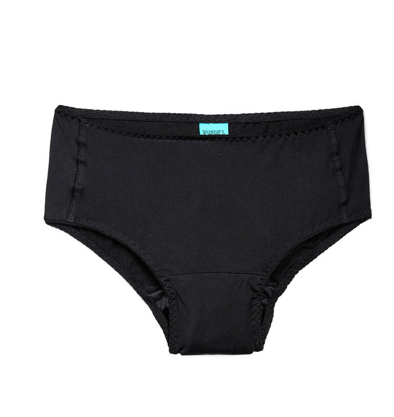 Slip de sécurité noir pour femme de Stop-Drops