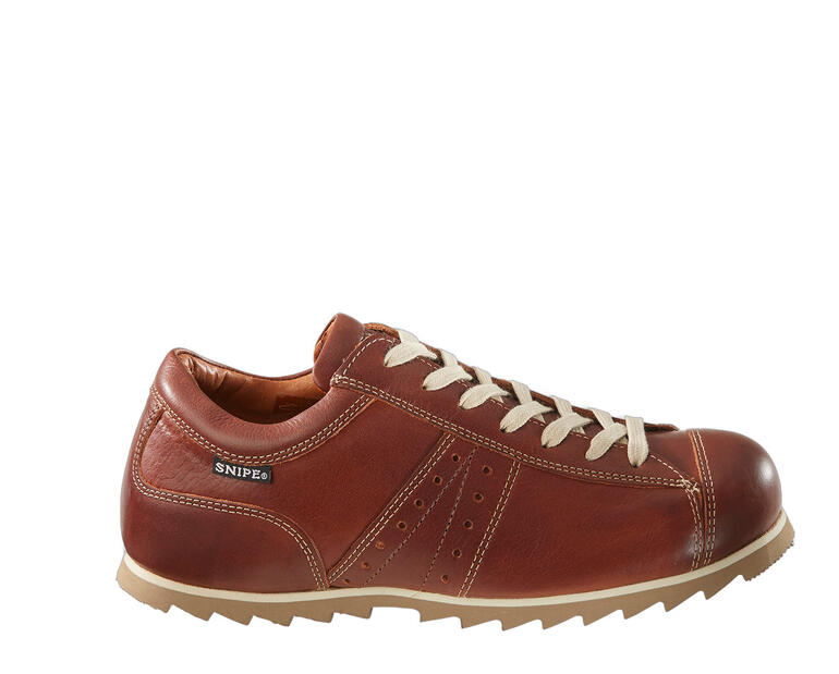 Rouge/Brun Baskets en cuir Snipe® Ripple marron de l'autre côté