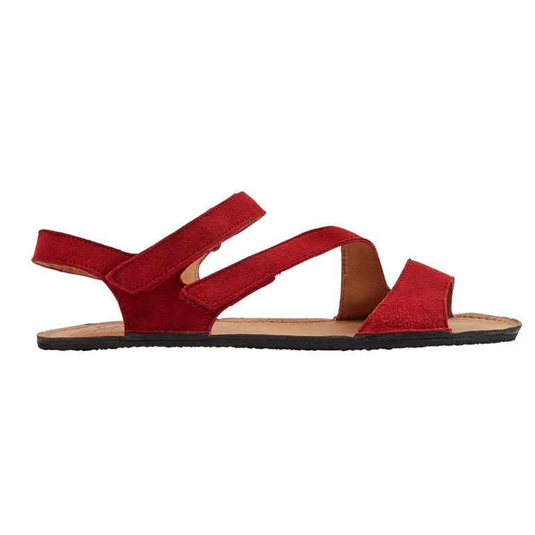 Rouge Vue latérale de la sandale ultralégère rouge Sole Runner®