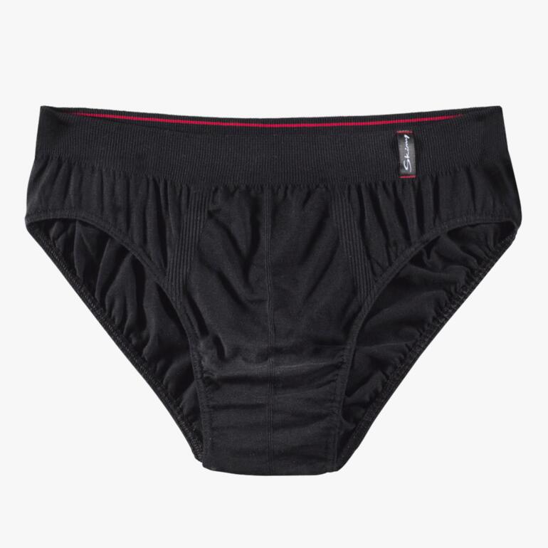 Slip noir pour homme sur fond clair