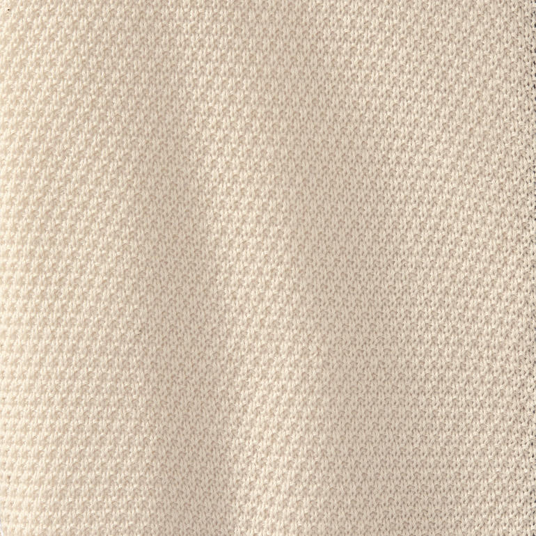 Beige Gros plan d'un tissu léger et texturé.