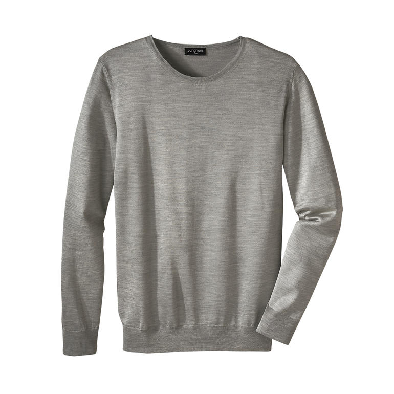 Pull gris Junghans 1954 sur fond blanc.