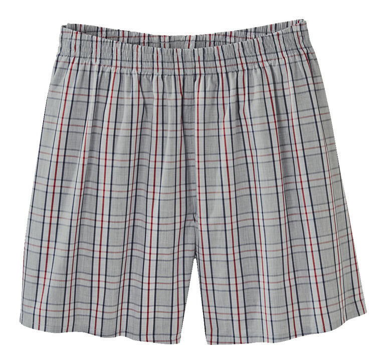 Pyjama préféré No. 31 Shorts de nuit rayés gris pour hommes.