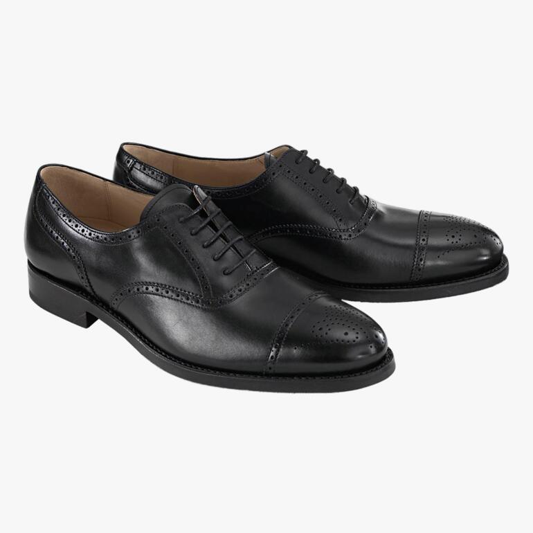 Chaussures de ville Cordwainer noires, halfbrogue, taille 41.