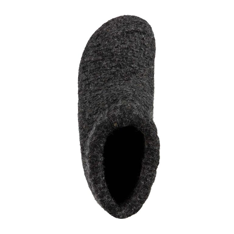 Vue de dessus d'une botte Gottstein Walkstrick grise.