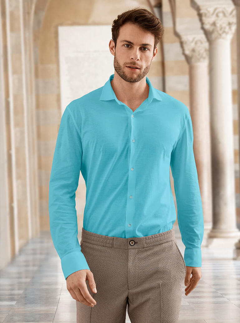 Chemise en coton crêpé Junghans 1954 entdecken