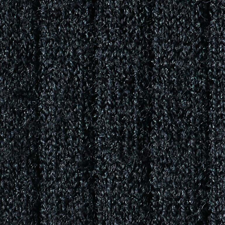 Vue détaillée des chaussettes de compression Merino Collégien en noir