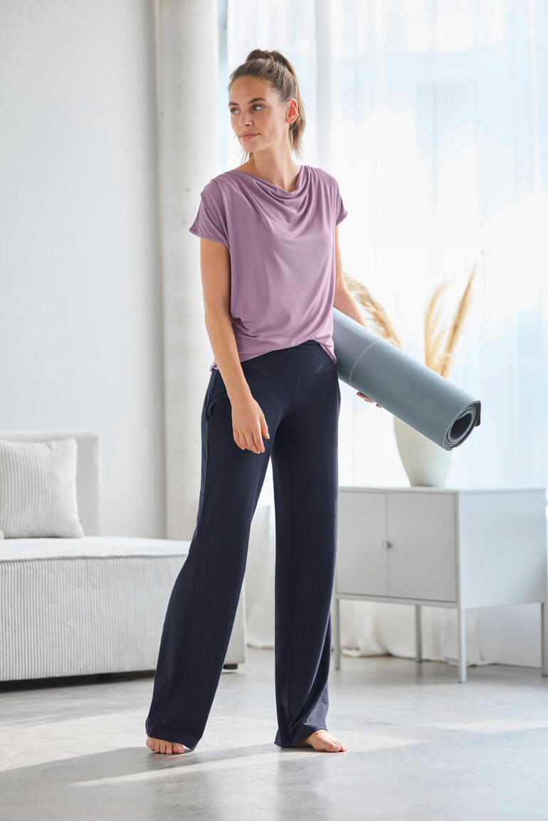 Pantalon Yoga Large Femme Pantalon De Yoga Femme Femme Fluide