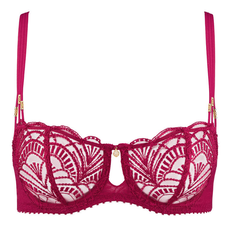 Soutien-gorge Soutien-gorge framboise en dentelle de Aubade