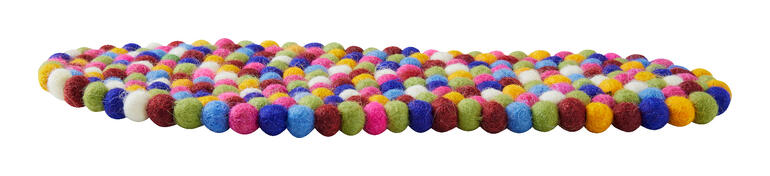 Semelle de massage multicolore en boules de feutre, taille 36.