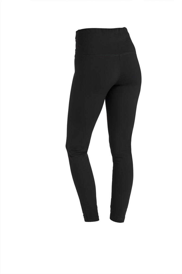 Leggings d'hiver noires vues de derrière.