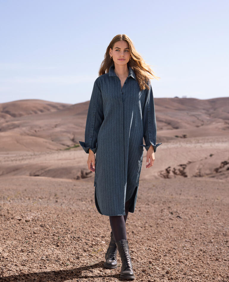 Robe Longue Tunique Femme Senes Taille 40 Multicolore - Occasion Très Bon état - Polyester/élasthanne