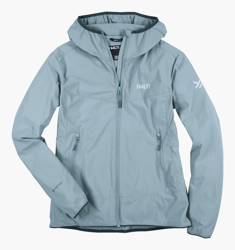 Veste softshell petrol avec capuche et fermeture éclair