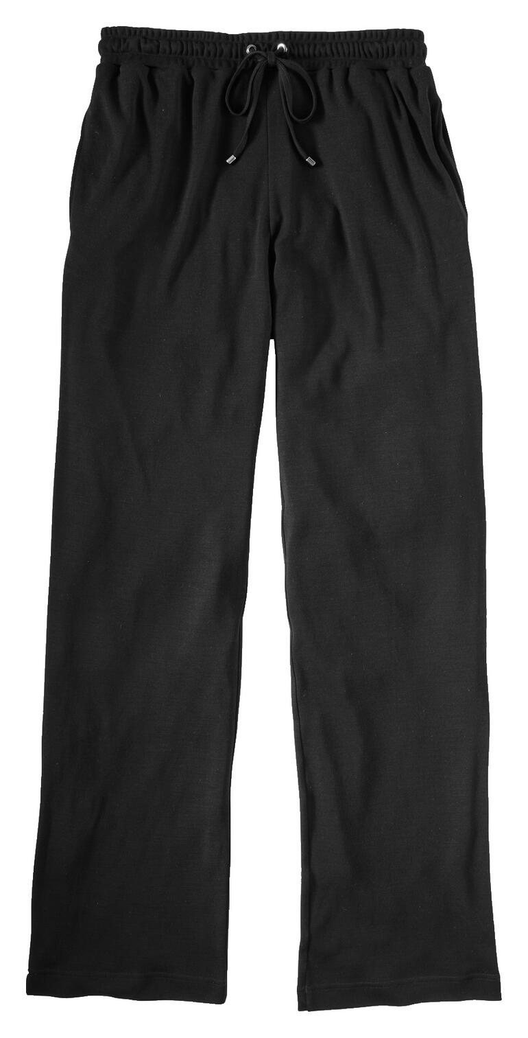 Pantalon de jogging femme en noir avec taille élastique