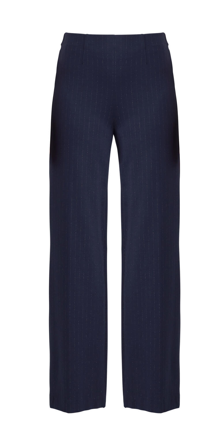 Pantalon Soft-Glam bleu de RAPHAELA BY BRAX, vue de face