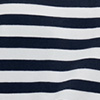 Bleu foncé/Blanc